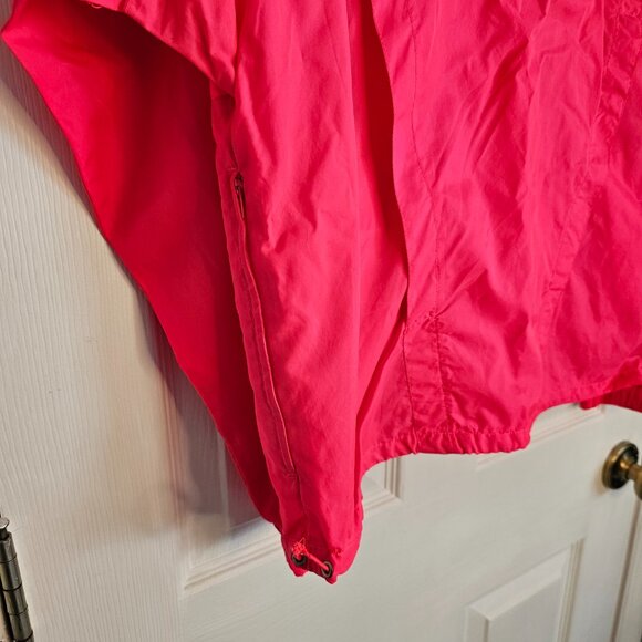 Vintage Nike 90s Nylon Neon Pink Windbreaker 1/4 Zip - Size Medium - Picture 7 of 7
